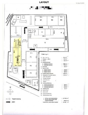 FOR RENT! Gudang di Cikokol Cocok untuk Bisnis 3000m2 FOR RENT! Gudang di Cikokol Cocok untuk Bisnis 3000m2
