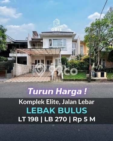 Rumah LT 198m² Semi Furnished di Lokasi Prestisius Lebak Bulus, Jakarta Selatan Rumah LT 198m² Semi Furnished di Lokasi Prestisius Lebak Bulus, Jakarta Selatan