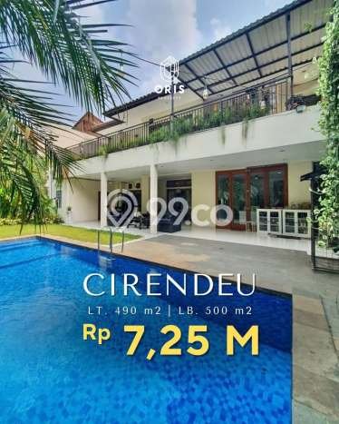 Rumah SUPER MEWAH! area Lebak Bulus, Jakarta Selatan, Luas 490m² Bangunan 500m², BISA KPR Rumah SUPER MEWAH! area Lebak Bulus, Jakarta Selatan, Luas 490m² Bangunan 500m², BISA KPR