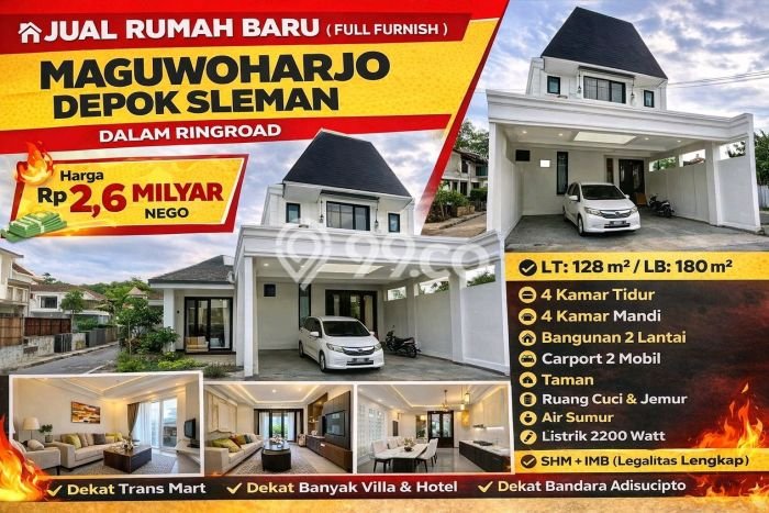 Hunian Super Mewah dengan Akses Paling Strategis di Maguwoharjo, Yogyakarta Hunian Super Mewah dengan Akses Paling Strategis di Maguwoharjo, Yogyakarta