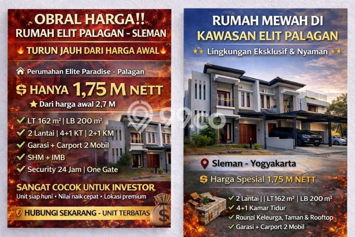 Rumah Strategis Minimalis Lb 200m2 di Ngaglik, Sleman Rumah Strategis Minimalis Lb 200m2 di Ngaglik, Sleman