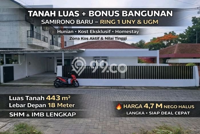 Tanah Strategis Dijual di Depok Sleman 433m2 Tanah Strategis Dijual di Depok Sleman 433m2
