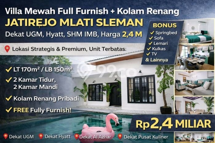Rumah Modern Cantik 2 KT Siap Huni di Mlati Rumah Modern Cantik 2 KT Siap Huni di Mlati