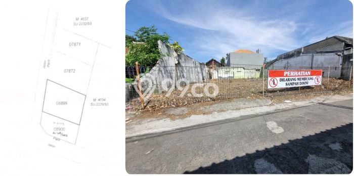 Tanah untuk Dijual Lokasi Ngaglik, Sleman Luas 322m2 SHM Tanah untuk Dijual Lokasi Ngaglik, Sleman Luas 322m2 SHM