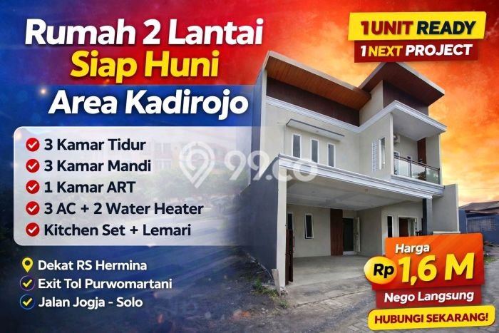 Rumah Minimalis 4 KT di Purwomartani Sleman Rumah Minimalis 4 KT di Purwomartani Sleman