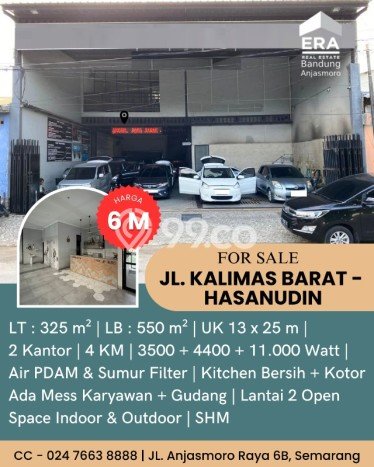 Jual Komersial di Semarang Utara, Luas 550m², Kawasan Potensial, Jalan Utama Jual Komersial di Semarang Utara, Luas 550m², Kawasan Potensial, Jalan Utama