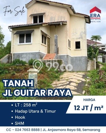 Tanah Kavling Dijual di Candi Golf, Semarang dengan Luas Tanah 258m2 Tanah Kavling Dijual di Candi Golf, Semarang dengan Luas Tanah 258m2