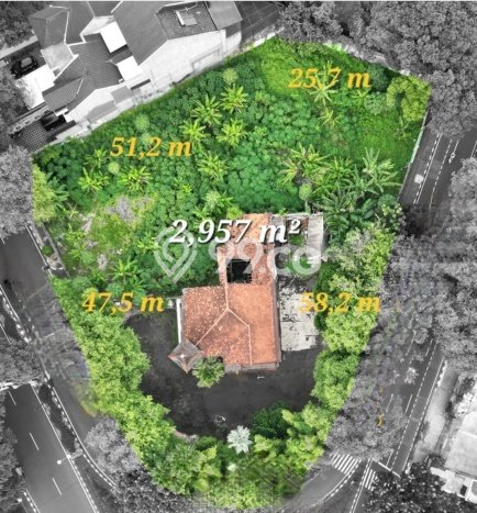 Tanah Dijual Lokasi Menteng, Jakarta Pusat dengan Luas Tanah 2957m2 dan Status SHM Tanah Dijual Lokasi Menteng, Jakarta Pusat dengan Luas Tanah 2957m2 dan Status SHM