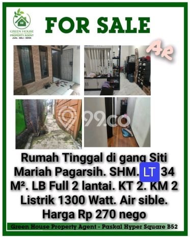 Rumah Harga Terjangkau 2 KT di Bojongloa, Bandung Rumah Harga Terjangkau 2 KT di Bojongloa, Bandung