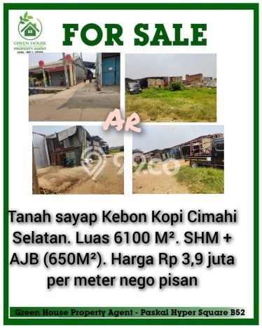Dijual Tanah di Cimahi Selatan Cimahi Luas 6000m2 SHM Dijual Tanah di Cimahi Selatan Cimahi Luas 6000m2 SHM
