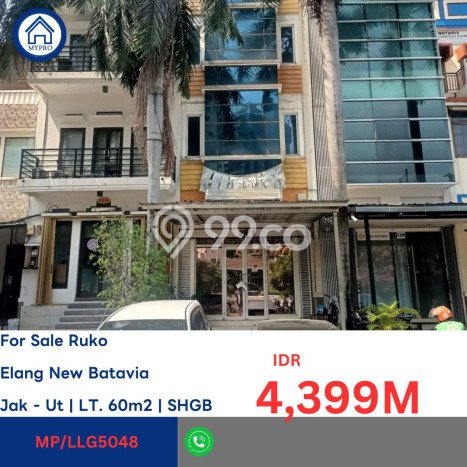 LOKASI STRATEGIS! Ruko Kawasan Kelapa Gading, Luas 120m2m², Area Bisnis, Mainroad LOKASI STRATEGIS! Ruko Kawasan Kelapa Gading, Luas 120m2m², Area Bisnis, Mainroad