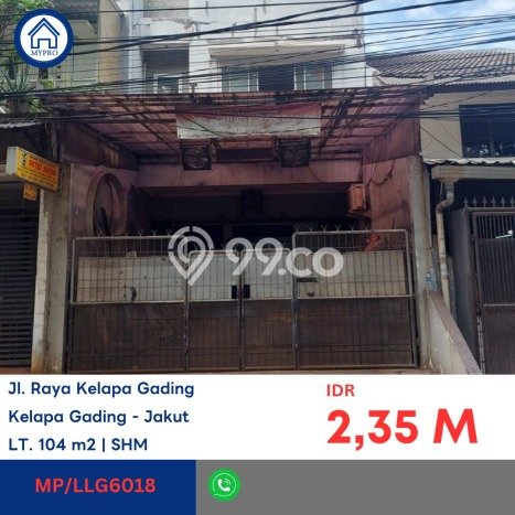 Area Ramai! Ruko Dijual di Kelapa Gading untuk Bisnis Luas Bangunan 180m2 Area Ramai! Ruko Dijual di Kelapa Gading untuk Bisnis Luas Bangunan 180m2