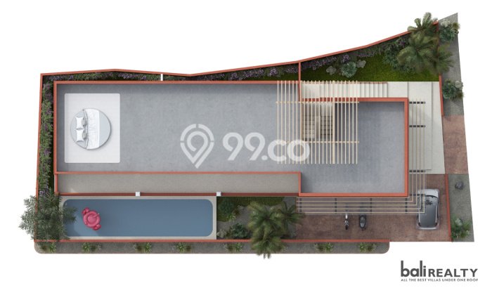 Rumah Elit LB 360m2 Siap Huni Desain Elegan di Cemagi, Badung Rumah Elit LB 360m2 Siap Huni Desain Elegan di Cemagi, Badung