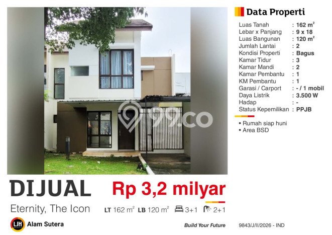 Rumah Luxury Modern Tanpa Renovasi di BSD Tangerang Rumah Luxury Modern Tanpa Renovasi di BSD Tangerang