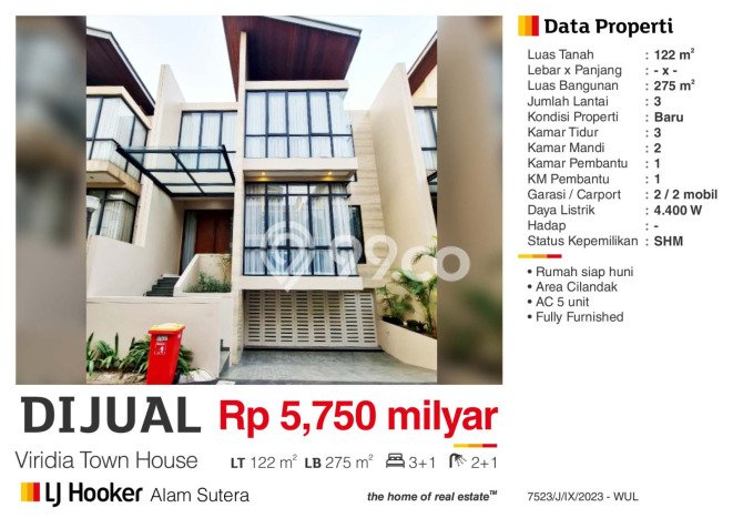 Rumah Minimalis area Cilandak, Jakarta Selatan, Luas 122m² LB 275m² Rumah Minimalis area Cilandak, Jakarta Selatan, Luas 122m² LB 275m²