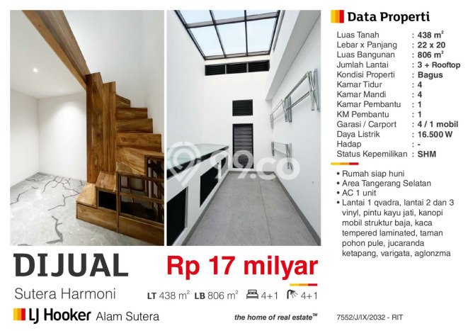 Rumah Ideal untuk Keluarga di Alam Sutera - 4 KT Rumah Ideal untuk Keluarga di Alam Sutera - 4 KT
