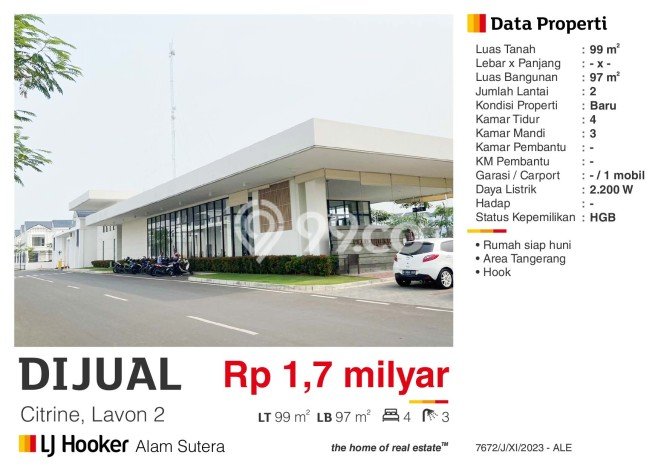 Dijual Cepat Rumah Bagus Siap Huni LB 97m2 di Tangerang, Tangerang Dijual Cepat Rumah Bagus Siap Huni LB 97m2 di Tangerang, Tangerang