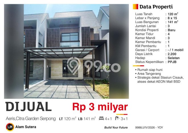 For Sale Rumah Elit Exclusive di Cisauk, Tangerang For Sale Rumah Elit Exclusive di Cisauk, Tangerang
