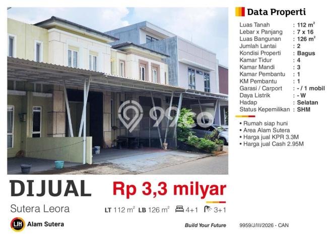 Hunian Super Mewah dengan Akses Paling Strategis di Alam Sutera, Tangerang Hunian Super Mewah dengan Akses Paling Strategis di Alam Sutera, Tangerang