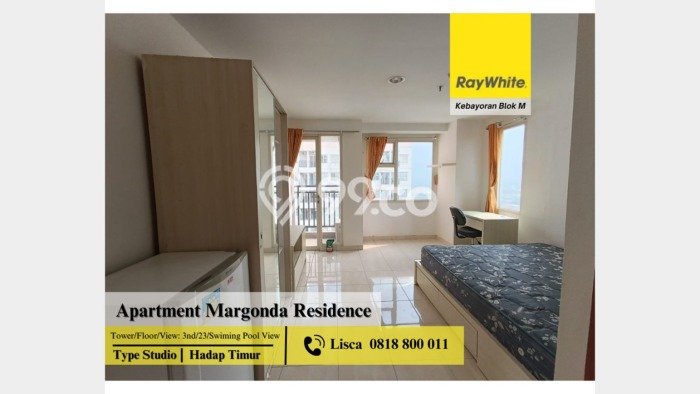 Dijual Apartemen 1 KT di Depok Luas 25m2 Dijual Apartemen 1 KT di Depok Luas 25m2