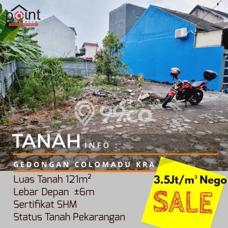 Jual Tanah Kawasan Colomadu, Luas 121m², Lokasi Potensial Jual Tanah Kawasan Colomadu, Luas 121m², Lokasi Potensial