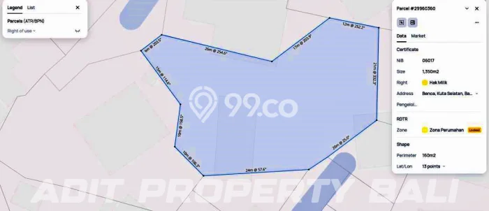 Tanah Kavling Dijual di Badung dengan Spesifikasi 2500m2 Tanah Kavling Dijual di Badung dengan Spesifikasi 2500m2