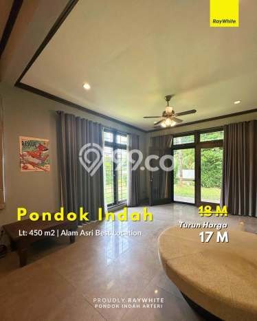 For Sale! Luxury House LT 450m2 Desain Elegan di Pondok Indah For Sale! Luxury House LT 450m2 Desain Elegan di Pondok Indah
