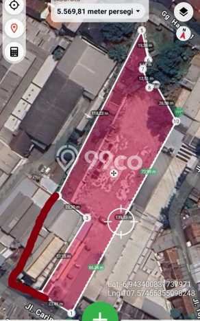 Gudang Dijual di Prime Area Bandung Luas 4500m2 Gudang Dijual di Prime Area Bandung Luas 4500m2