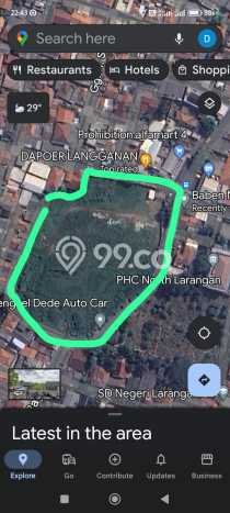 Tanah Kosong Disewakan di Ciledug, Tangerang, Luas 10500m2 Tanah Kosong Disewakan di Ciledug, Tangerang, Luas 10500m2
