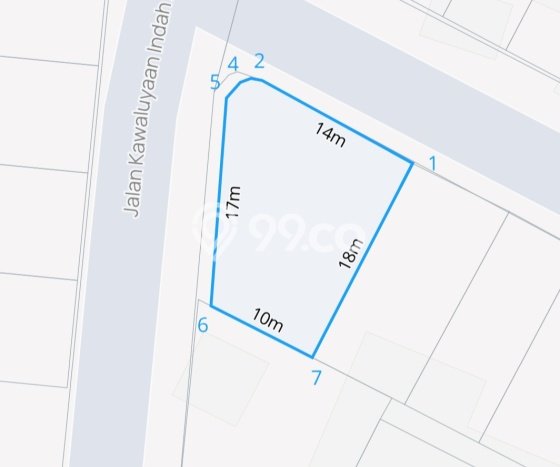 Kavling Tanah Dijual di Antapani, Bandung, Luas 255m2 Area Strategis Kavling Tanah Dijual di Antapani, Bandung, Luas 255m2 Area Strategis