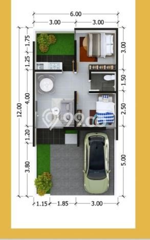 Rumah Sederhana Dijual di Gedangan 2 Kamar dengan Luas Tanah 72m2 Rumah Sederhana Dijual di Gedangan 2 Kamar dengan Luas Tanah 72m2