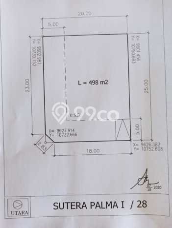 Tanah Strategis Dijual di Serpong Utara Tangerang Selatan 498m2 Tanah Strategis Dijual di Serpong Utara Tangerang Selatan 498m2
