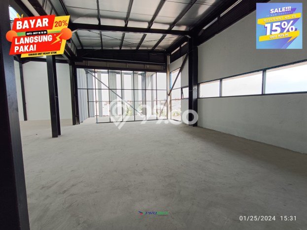 Untuk Dijual! Gudang di Jababeka Bekasi LT 544m2 / LB 309m2 Kawasan Bisnis Untuk Dijual! Gudang di Jababeka Bekasi LT 544m2 / LB 309m2 Kawasan Bisnis