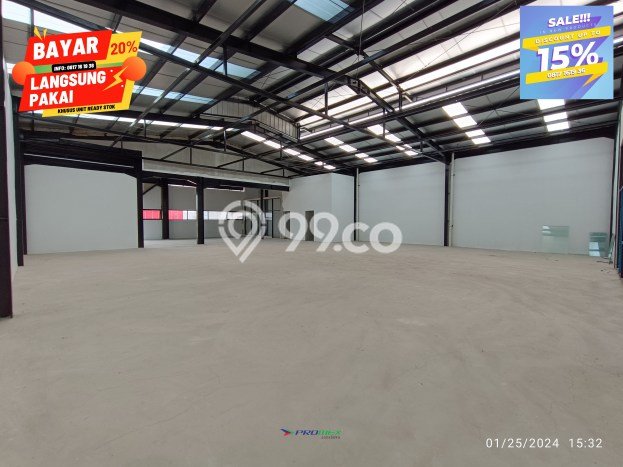 Untuk Dijual! Gudang di Jababeka Bekasi LT 544m2 / LB 309m2 Kawasan Bisnis Untuk Dijual! Gudang di Jababeka Bekasi LT 544m2 / LB 309m2 Kawasan Bisnis