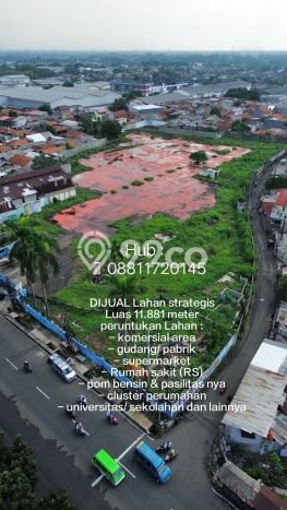 Tanah Komersial Dijual di Cibinong Bogor 11881m2 Tanah Komersial Dijual di Cibinong Bogor 11881m2