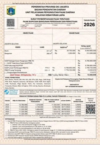 Komersial Komersial Dijual di Kebayoran Lama Jakarta Selatan LT 310m2 & LB 310m2 Komersial Komersial Dijual di Kebayoran Lama Jakarta Selatan LT 310m2 & LB 310m2