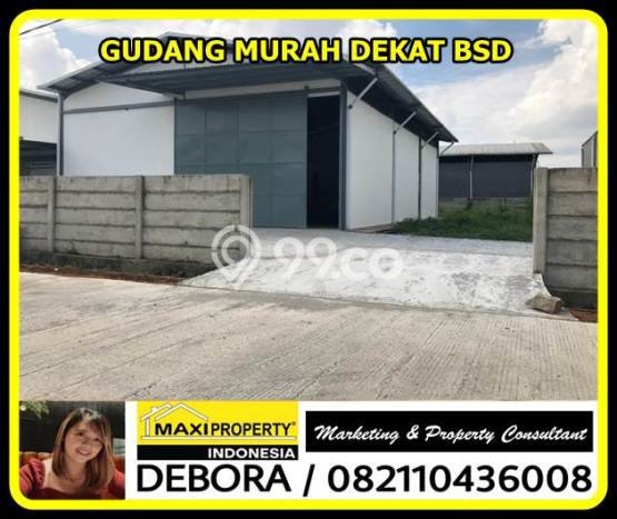 Gudang Dijual Lokasi Emas di Gunung Sindur Luas 432m2 Gudang Dijual Lokasi Emas di Gunung Sindur Luas 432m2