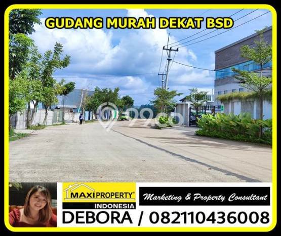 Gudang Dijual Lokasi Emas di Gunung Sindur Luas 432m2 Gudang Dijual Lokasi Emas di Gunung Sindur Luas 432m2