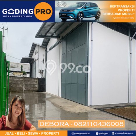 Area Ramai! Gudang Dijual di Gunung Sindur untuk Bisnis Luas Bangunan 432m2 Area Ramai! Gudang Dijual di Gunung Sindur untuk Bisnis Luas Bangunan 432m2