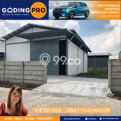 Dijual Gudang di Gunung Sindur, Luas 432m2m², Lokasi Premium Dijual Gudang di Gunung Sindur, Luas 432m2m², Lokasi Premium