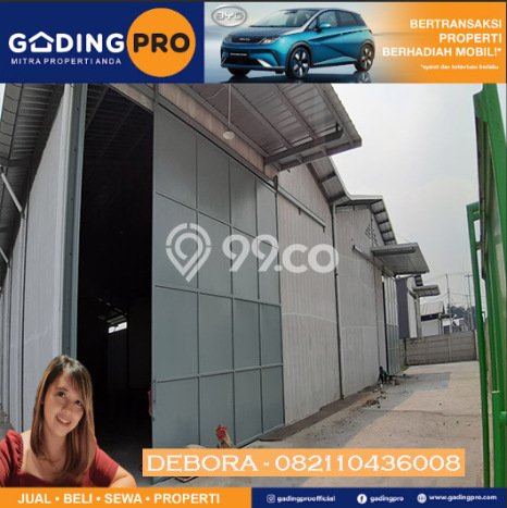 Gudang Komersial Dijual di Gunung Sindur Bogor LT 725m2 & LB 216m2 Gudang Komersial Dijual di Gunung Sindur Bogor LT 725m2 & LB 216m2