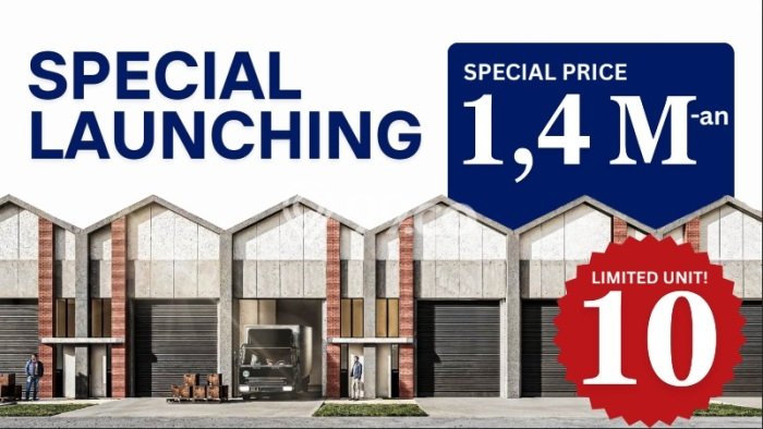 Gudang Dijual di Depok LT 108m2 & LB 72m2 Lokasi Terbaik! Gudang Dijual di Depok LT 108m2 & LB 72m2 Lokasi Terbaik!