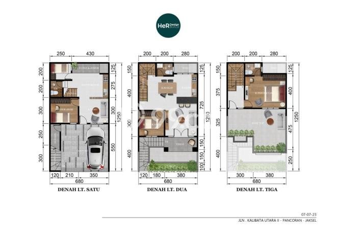 Rumah Mewah LB 119m2 Siap Huni Desain Elegan di Kalibata, Jakarta Selatan Rumah Mewah LB 119m2 Siap Huni Desain Elegan di Kalibata, Jakarta Selatan
