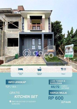 Dijual Rumah Strategis Bagus Punya 3 KT di Cileunyi Bandung SHM Dijual Rumah Strategis Bagus Punya 3 KT di Cileunyi Bandung SHM