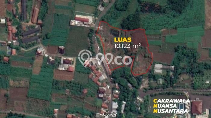 Dijual Tanah Lokasi Prima di Ciampea, Luas 10123m², Akses Fasilitas Umum Dijual Tanah Lokasi Prima di Ciampea, Luas 10123m², Akses Fasilitas Umum