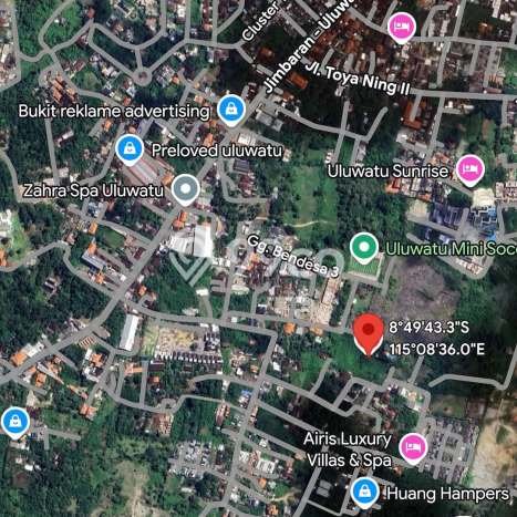 Dijual Tanah Lokasi Pecatu, Badung Seluas 1483m2 Dijual Tanah Lokasi Pecatu, Badung Seluas 1483m2