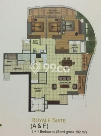 Apartemen High-End Dijual di Kemayoran Luas 192m2 Apartemen High-End Dijual di Kemayoran Luas 192m2