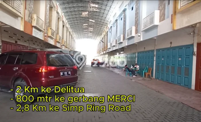 Ruko di Medan Johor, Luas 120m², Pusat Komersial Ruko di Medan Johor, Luas 120m², Pusat Komersial