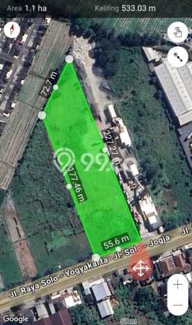 Dijual Tanah Lokasi Strategis Kawasan Ceper, Luas 11000m2m², Dekat Ceper, Klaten, Klaten Dijual Tanah Lokasi Strategis Kawasan Ceper, Luas 11000m2m², Dekat Ceper, Klaten, Klaten