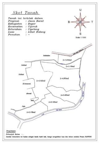 Lahan untuk Dijual Lokasi Cijeruk, Bogor Luas 16000m2 SHM Lahan untuk Dijual Lokasi Cijeruk, Bogor Luas 16000m2 SHM